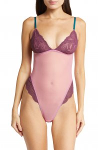 Clementine Lace & Tulle Soft Cup Bodysuit