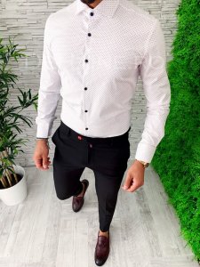 Camasa barbati eleganta cu imprimeu ZR A5096 W19-4-1.2.3