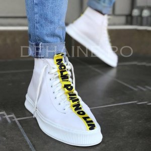 Ghete barbati inalti albi ZR A6304/003 A14-3