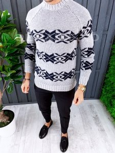 Pulover barbati gros slim fit ZR A6558 O1-2.2