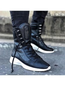 Ghete barbati negre ZR A8180 A7-A8-A9-1 E