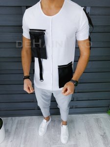 Tricou barbati slim fit asimetric ZR A8500 P10-2.3/ X2-4 5