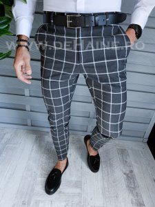 Pantaloni barbati eleganti in carouri B1548 154-5 E