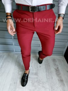 Pantaloni barbati eleganti grena B1734 B1-3 E