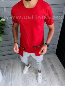 Tricou barbati rosu slim fit Vagabond B1970 P8.3-2.3