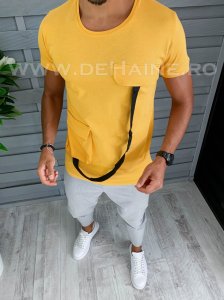 Tricou barbati mustar slim fit Vagabond B1974 P2-4.1