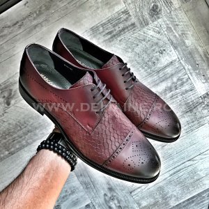 Pantofi barbati din piele naturala A9060 100-2 E