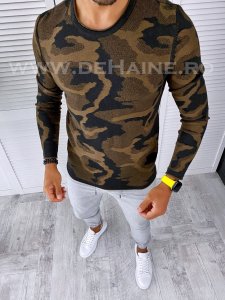 Bluza barbati gri slim fit T3705 Y13-1