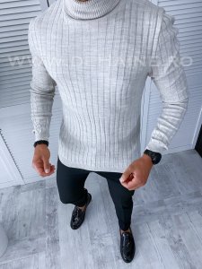 Helanca barbati slim fit bej B2736 N2-2.3* E