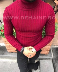 Helanca barbati slim fit grena B2739 S E