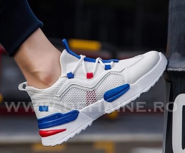 Adidasi barbati casual albi B3554 CHN-25 A22-4