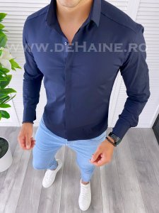 Camasa barbati bleumarin slim fit B2144 V5 e