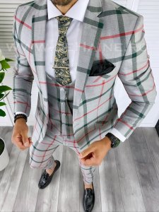 Costum barbati slim fit + Vesta B5363 S16/ 17-4 E
