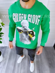 Bluza barbati verde slim fit K409 14-1.3 E 55-3