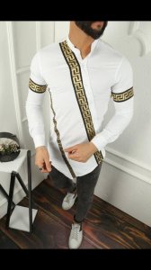 Camasa barbati slim fit pentru evenimente B5897 11-5