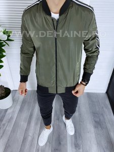 Geaca barbati de toamna kaki din fas subtire B5987 30.4-1.2.3