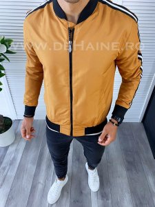 Geaca barbati de toamna mustar din fas subtire B5983 25.2-1