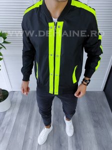 Geaca barbati de toamna neagra din fas subtire B5980 26.1-1