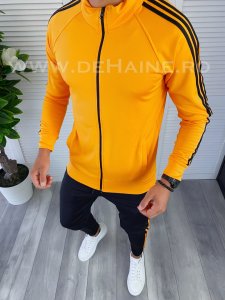Trening barbati portocaliu pantaloni + hanorac B6098 D11-2