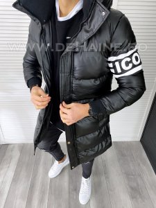 Geaca barbati groasa neagra de iarna B7558 Z21