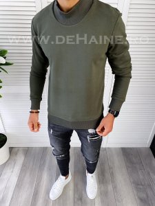 Bluza barbati kaki slim fit 2660 P19-4.2