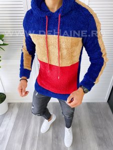 Hanorac barbati slim fit albastru 2743 34.3-1.2.3