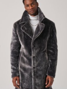 Palton barbati gri inchis B7105 Z21-4