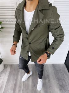 Palton barbati kaki B7128 Z33-4 5