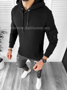 Hanorac barbati slim fit negru M2649 26-3.2