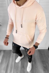 Hanorac barbati slim fit roz K150 89-3