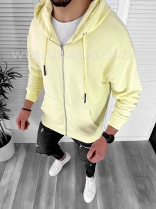 Hanorac barbati slim fit galben K109 88-89-4