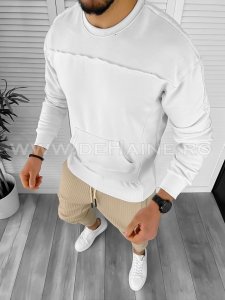 Hanorac barbati alb slim fit K151 52-3- N9-2* E 124-5
