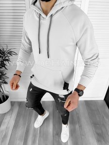 Hanorac barbati gri slim fit K188 54-3