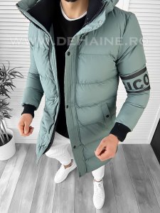 Geaca barbati groasa verde de iarna 9020 D1-4