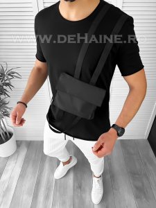 Tricou barbati slim fit negru B1967 P7-4.1/ V5-4.3.4