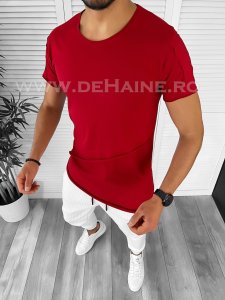 Tricou barbati rosu slim fit M1952 P9-2.3