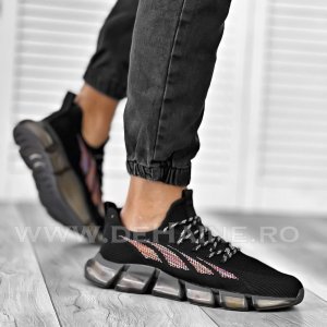 Adidasi barbati casual negri B8527 A16-3