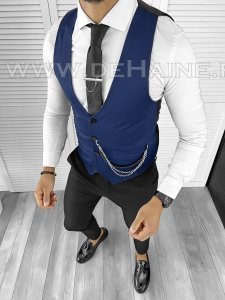 Vesta barbati eleganta slim fit bleumarin B8131 141-6 E
