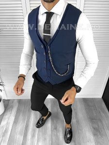 Vesta barbati slim fit bleumarin B8241 76-4 E