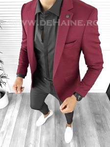 Tinuta barbati smart casual Pantaloni + Camasa + Sacou B8531