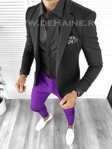 Tinuta barbati smart casual Pantaloni + Camasa + Sacou B8534