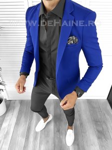 Tinuta barbati smart casual Pantaloni + Camasa + Sacou B8542