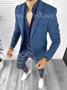 Tinuta barbati smart casual Pantaloni + Camasa + Sacou B8750