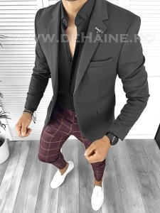 Tinuta barbati smart casual Pantaloni + Camasa + Sacou B8763
