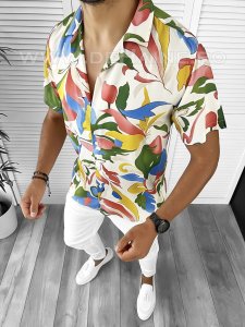 Camasa barbati PREMIUM cu imprimeu B9097 O2-2.3