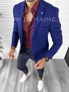 Tinuta barbati smart casual Pantaloni + Camasa + Sacou B9132