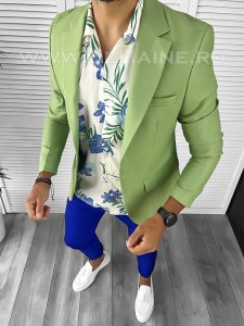 Tinuta barbati smart casual Pantaloni + Camasa + Sacou B9105