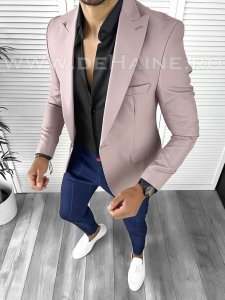 Tinuta barbati smart casual Pantaloni + Camasa + Sacou B9171