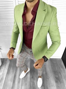 Tinuta barbati smart casual Pantaloni + Camasa + Sacou B8842