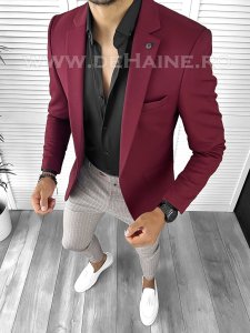 Tinuta barbati smart casual Pantaloni + Camasa + Sacou B8855